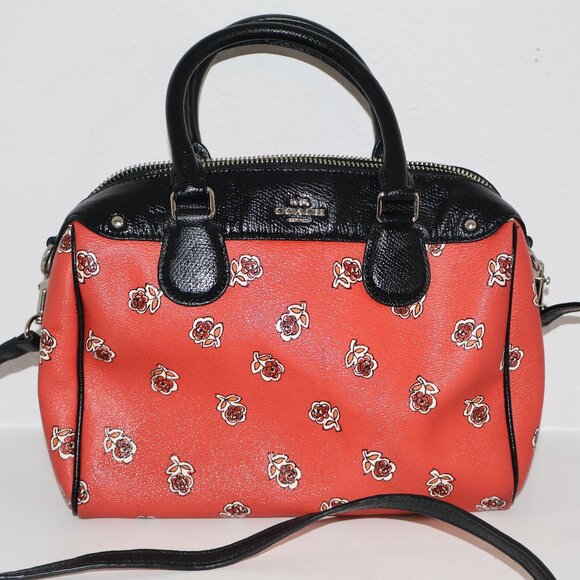 Coach Handbags - Coach Bennett Multicolor Detachable Crossbody Strap Mini Satchel Bag